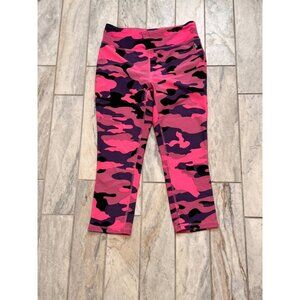 NEW ReActivate women's small black/pink/purple cropped legging